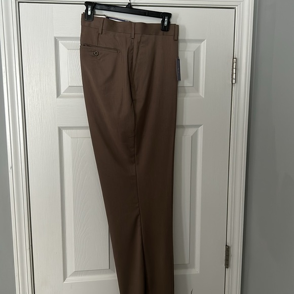 Alan Flusser Dress Pants Flat Front 42x32 - Picture 2 of 6